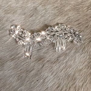 Rhinestone hair comb